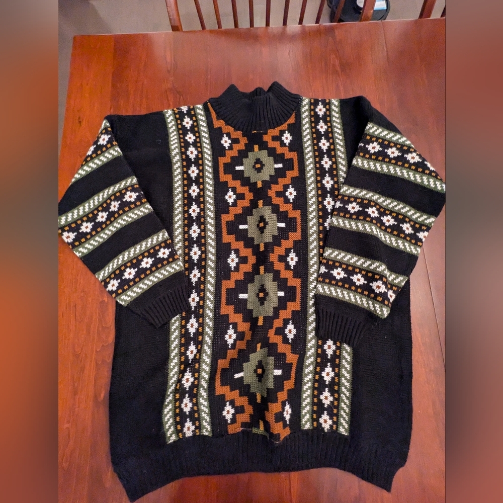 Vintage Clifton Place mens sweater, size Large